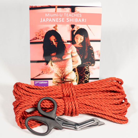 Super Beginners' Jute Rope Kit Shibari Rope Kit Anatomie Red