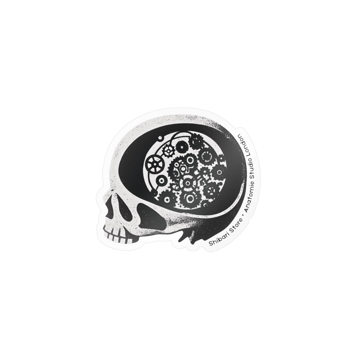 Official Shibari Store x Anatomie Studio Skull Logo - Decal Sticker