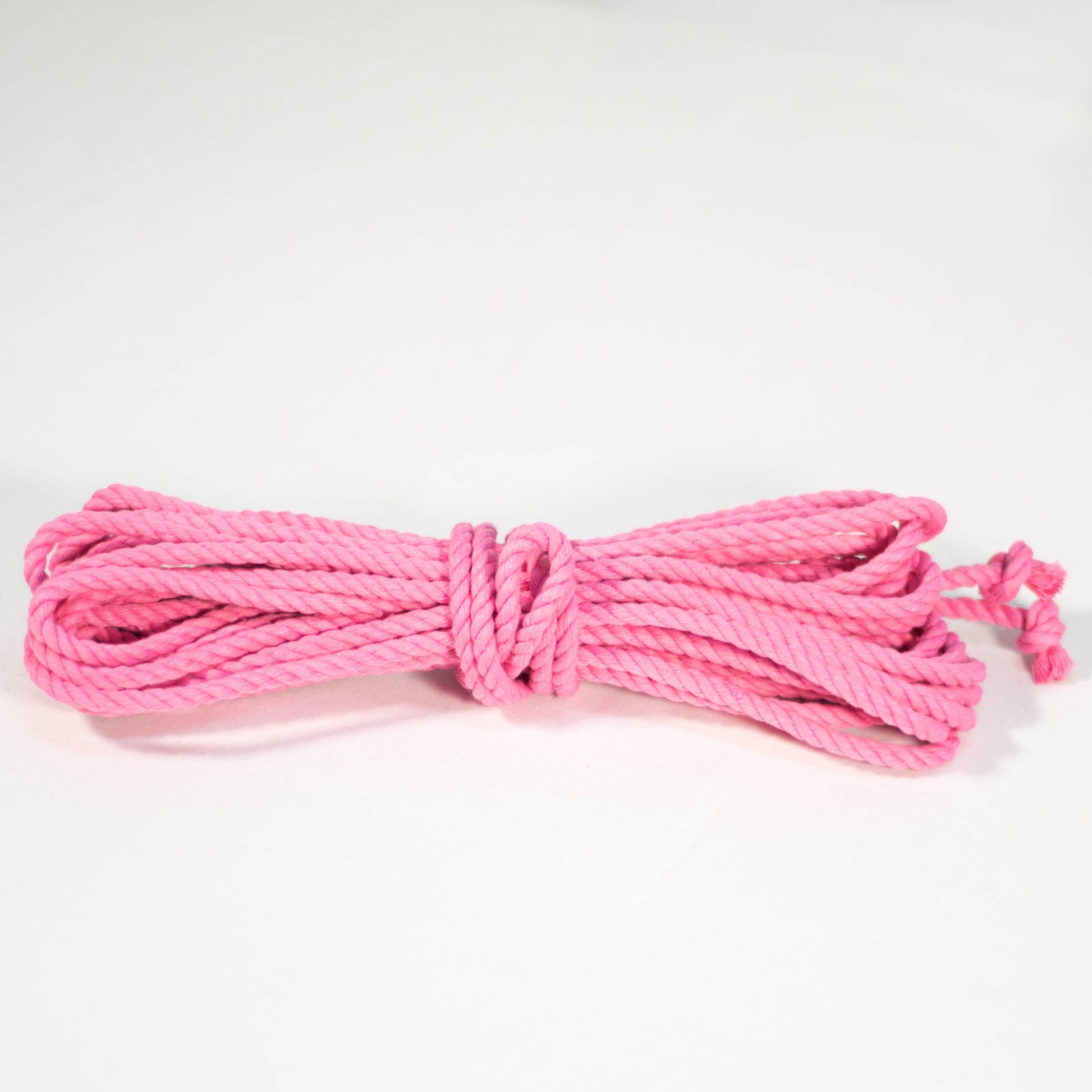 Cotton Play Ropes Shibari Rope Pink Single length 