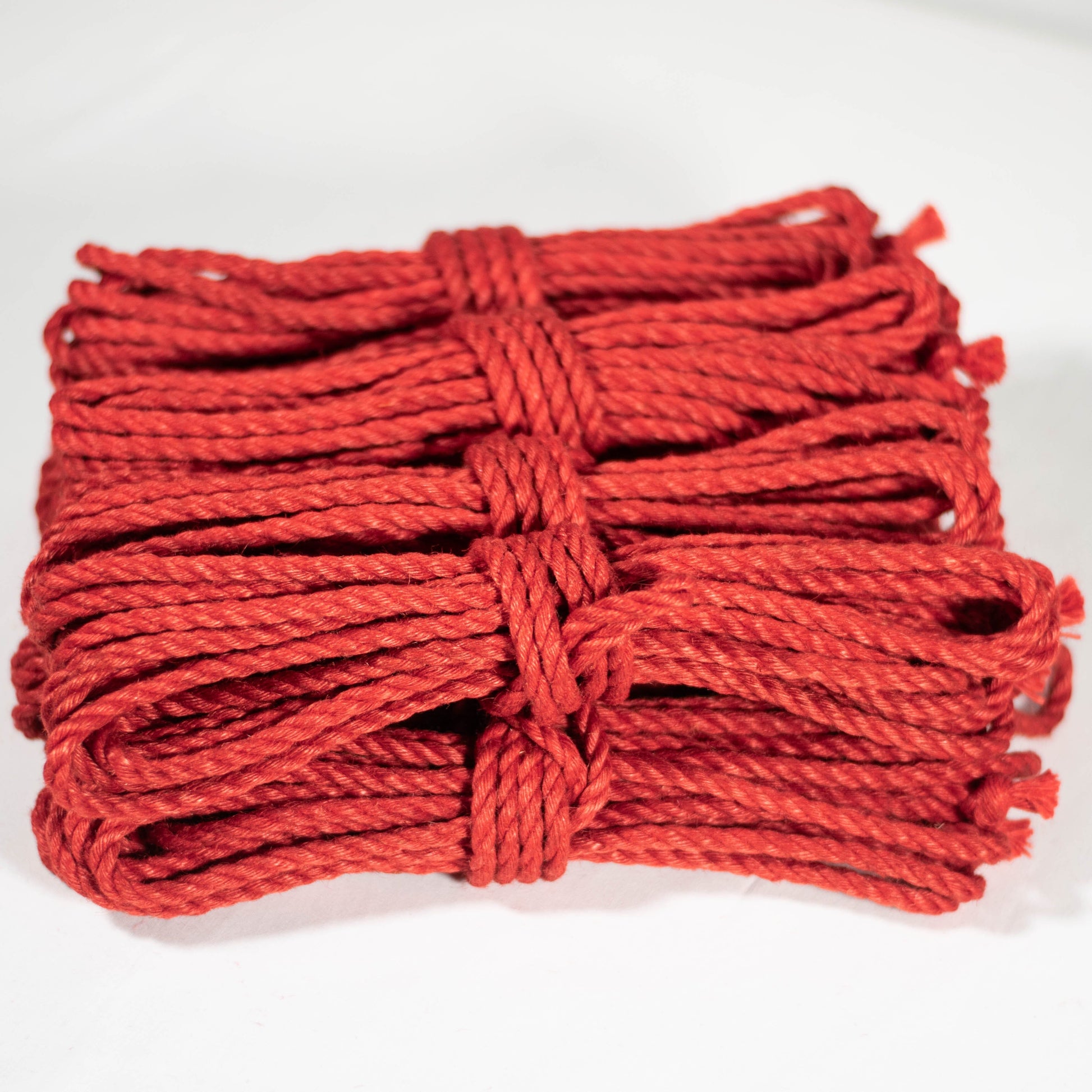 Treated Rope - 6mm Anatomie Red Jute Rope Shibari Rope Bundle of 8 